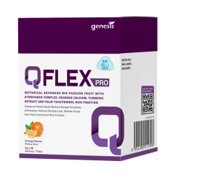 Q-Flex Pro – comprehensive formula with eggshell membrane, undenatured collagen, boswellia, and turmeric for pain relief, inflammation control, and long-term joint health.
