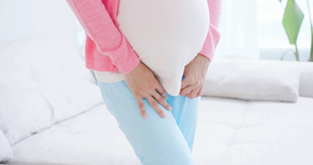 A pregnant woman